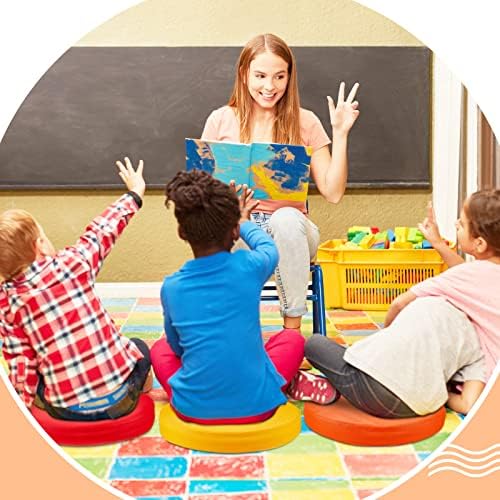 Juexica 8 Pcs Extra Thick Floor Cushions for Kids