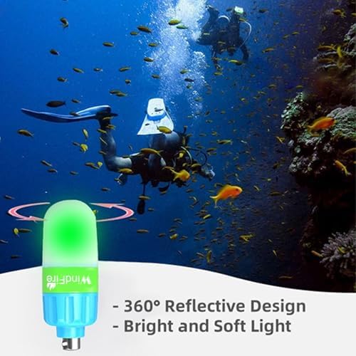 WINDFIRE Scuba Headlamp with 3 Modes and IPX8 Waterproof 1