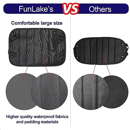 FunLake 2-in-1 Airplane Footrest Pillow
