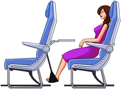 Sleepy Ride Airplane Footrest - Memory Foam Comfort 1