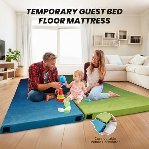 BUPPLEE Memory Foam Camping Pad with Pillow Travel Bag