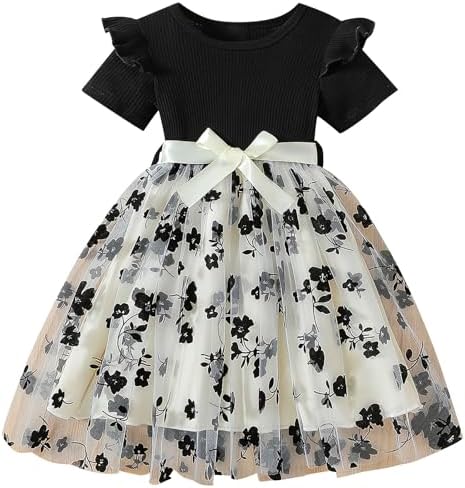 Beessbest Girls Casual Tulle Tutu Dress