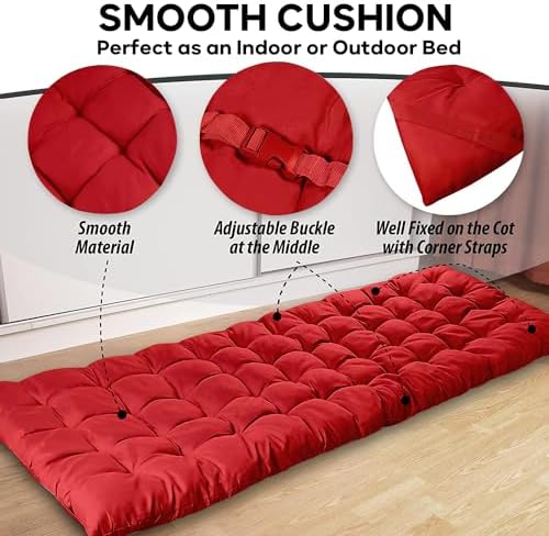 Zone Tech Camping Cot Mattress Pad for Adult and Kids