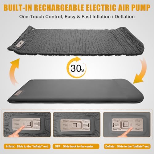 NycHto Self-Inflating Sleeping Pad with Electric Pump