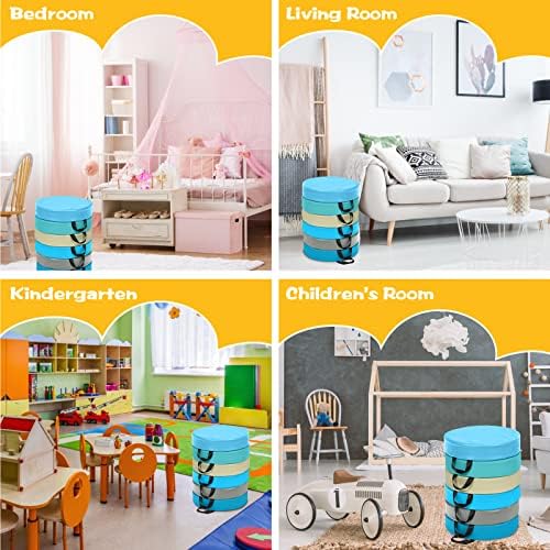 KOTEK 6 Pcs 15 Kids Floor Cushions with Handles