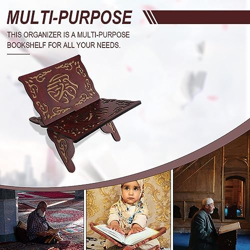 LNQ LUNIQI Foldable Wooden Book Stand 1
