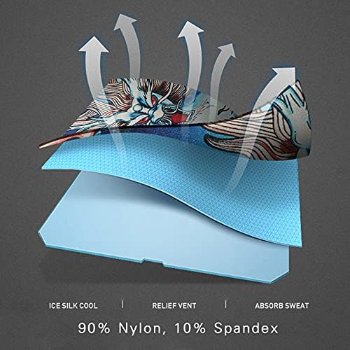UV Protection Arm Sleeves for Kids UPF 50 Cooling Tattoo Design