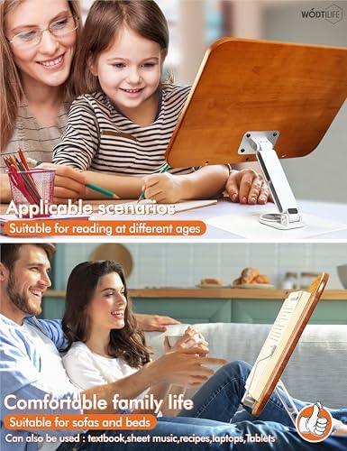 WODTILIFE Book Stand for Reading and Study