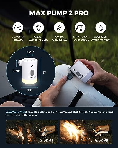 FLEXTAILGEAR 45kPa Air Pump with LED Light 1