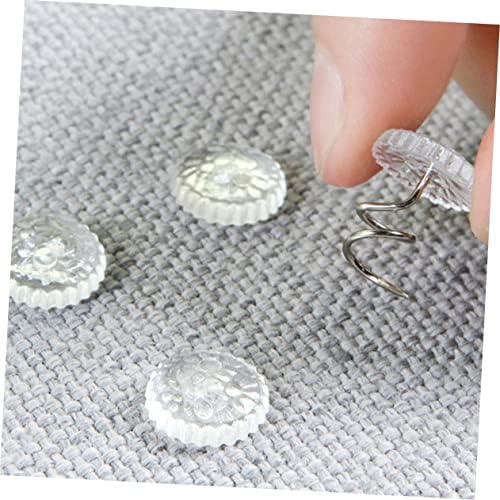 IMIKEYA 60pcs Non-Slip Spiral Push Pins