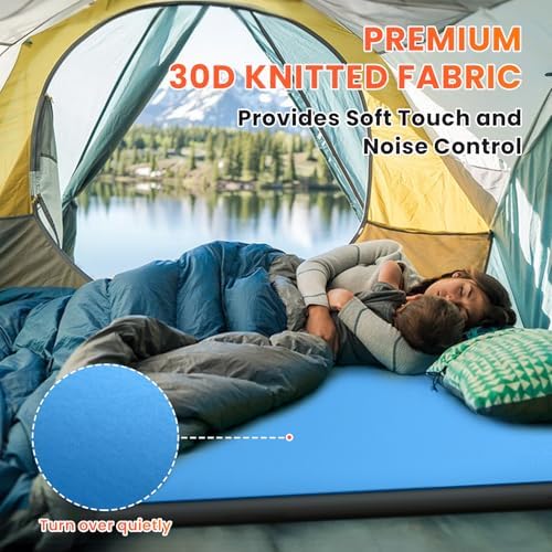 FRITTON Self-Inflating Sleeping Pad with Electric Pump 4 Memory Foam