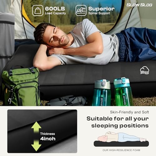 Slow Slog Self-Inflating Sleeping Pad with Electric Pump