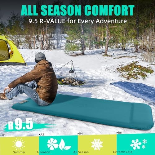 Self Inflating Sleeping Pad with Electric Pump and Pillow