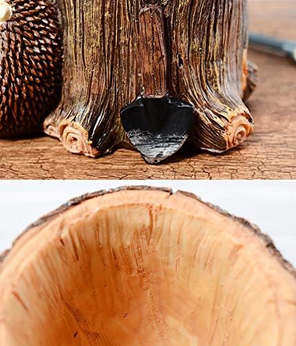 Lependor Resin Hedgehog Desk Pencil Holder Organizer