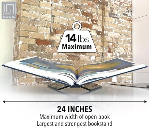 Baseline IGR Large Acrylic Book Stand - 125 x 95 x 55