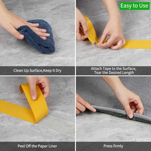 2Pack Heavy Duty Double-Sided Carpet Tape for Rugs Carpets