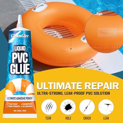 GleamGlee Air Mattress Patch Kit - Heavy Duty Repair for Inflatable