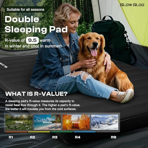 Slow Slog Self-Inflating Sleeping Pad with Electric Pump