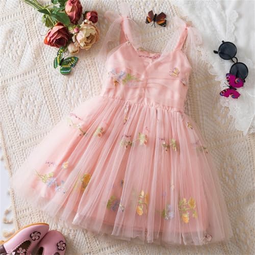Beessbest Toddler Flower Girl Dress with Tulle Embroidery 1
