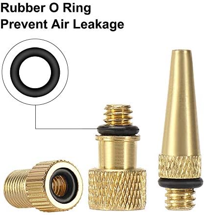 YASI 16PCS Brass ABS Bike Valve Adaptor Kit