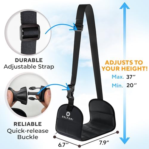 Delfori Portable Airplane Footrest - Comfort Support
