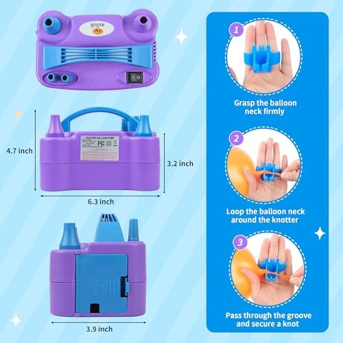 NuLink Balloon Pump Electric Portable Dual Nozzle