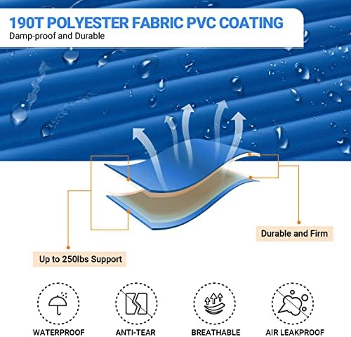 KingCamp Double Sleeping Pad 39in 2 Person Inflatable Air Mattress