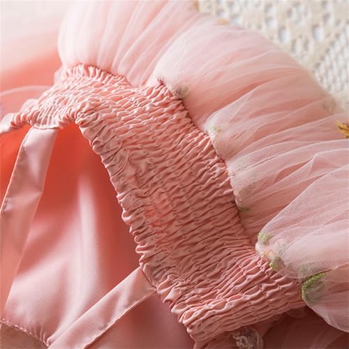 Beessbest Toddler Flower Girl Dress with Tulle Embroidery 1