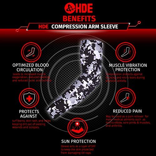 HDE Arm Compression Sleeves for Kids - 1 Pair