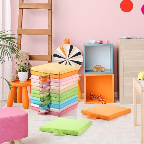 Sawysine 12 Pcs Floor Cushions for Kids Classroom 1