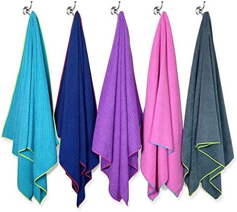 Flow Microfiber Quick Dry Swim Towel - Gray Medium