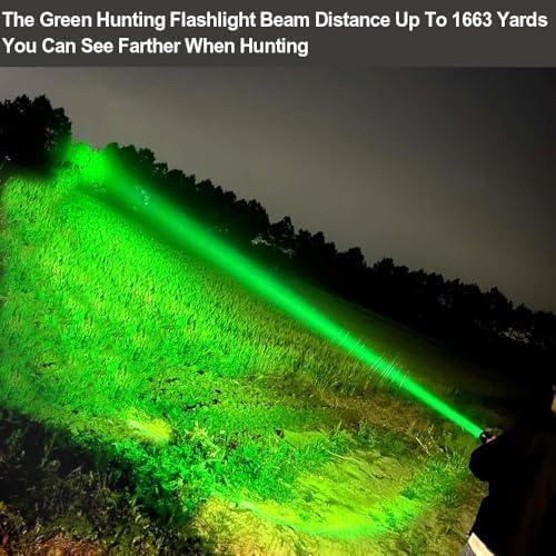 ACEBEAM L19 Green Tactical Flashlight 2200 Lumens 1663 Yards Range