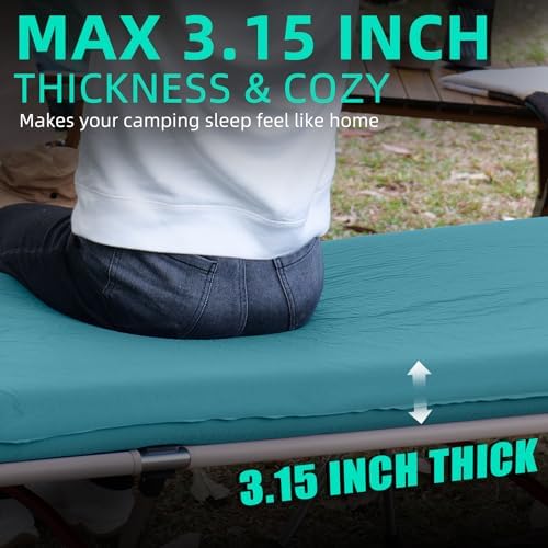 Self Inflating Sleeping Pad with Electric Pump and Pillow