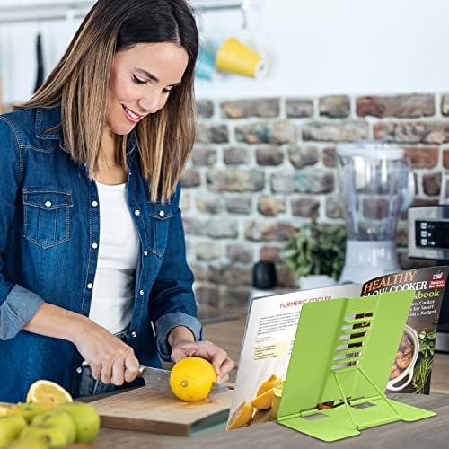 Honagu Adjustable Book Stand with Tablet Support Green