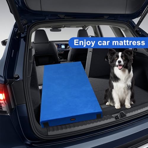 Lxotvae Memory Foam Camping Mattress Pad with Waterproof and Non-Slip Bottom