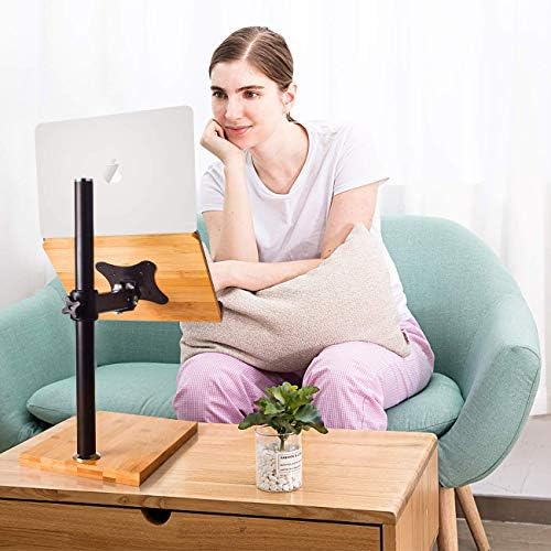 Wishacc Bamboo Adjustable Book Stand for Reading 1