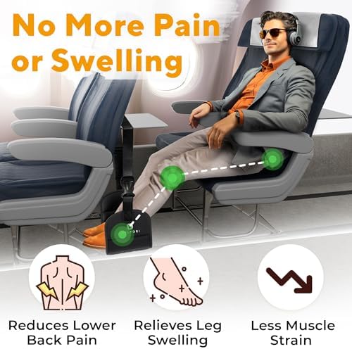 Delfori Portable Airplane Footrest - Comfort Support