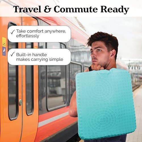 Zen Virtuoso Gel Seat Cushion for Tailbone Back Support