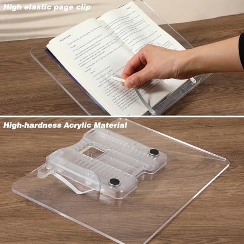 Adjustable Clear Acrylic Book Stand Holder