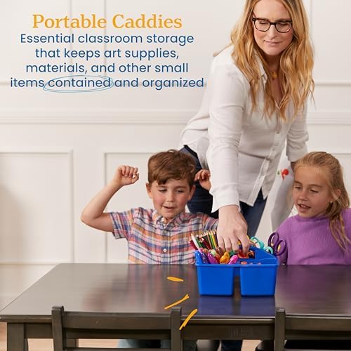 ECR4Kids 4-Compartment Caddy Set 6-Pack