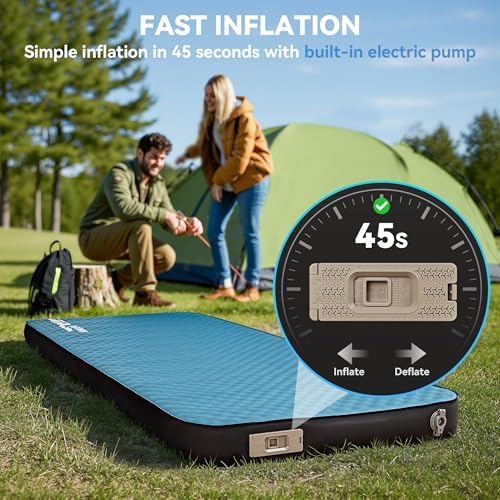 HEETA Self Inflating Sleeping Pad with Electric Pump 1