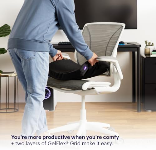 Purple Double Seat Cushion for Office Chairs 1