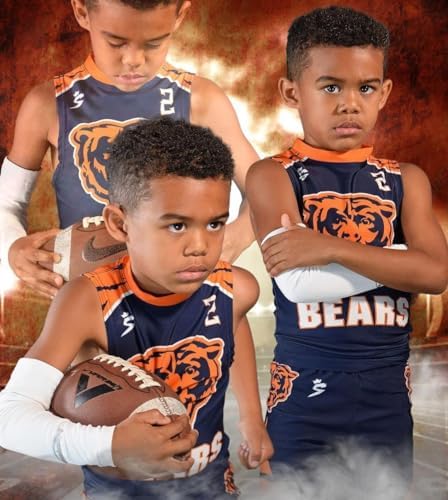 COOLOMG Compression Arm Sleeves for Football Volleyball Baseball