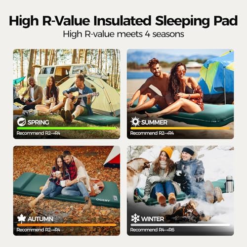 OGERY Self-Inflating Sleeping Pad with Electric Pump
