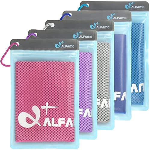 Alfamo Cooling Towel for Sports and Outdoors