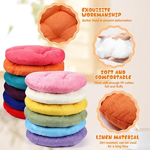 Geelin Round Floor Seat Cushions 12 Pcs for Kids and Students