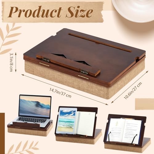 Juexica Wood Book Stand 147 x 106 Inches Portable Reading Holder
