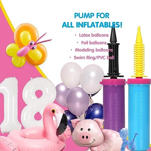 Balloon Pump 3-Pack for Inflating Magic Foil Balloons