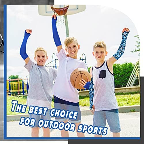 Mepase 10 Pairs UV Protection Arm Sleeves for Kids 1