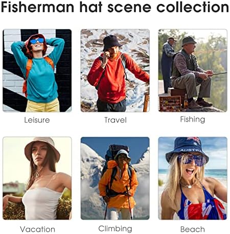 Shutiall Unisex Bucket Hat with Trendy Print